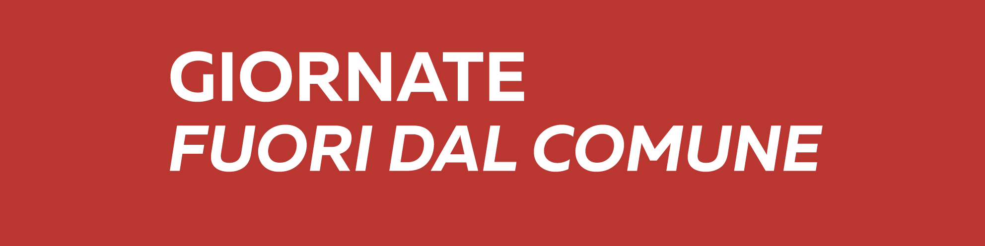 Titolo dell'iniziativa Titolo dell'iniziativa